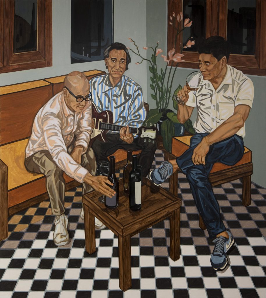 Jiab Prachakul, <em>3 Brothers </eM> (2020). Courtesy of Friends Indeed Gallery, San Francisco. 