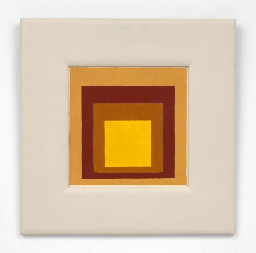 Josef Albers, Study to Homage to the Square (1954). © The Josef and Anni Albers Foundation / Artists Rights Society (ARS), New York. Courtesy The Josef and Anni Albers Foundation and David Zwirner