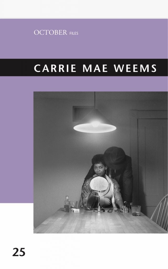 Cover of <em>October Files: Carrie Mae Weems</em>, edited by Sarah Elizabeth Lewis (MIT Press, June 2021).