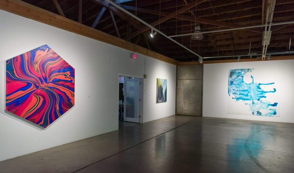 Installation view "Color Theory" 2021. Courtesy of Bentley Gallery.