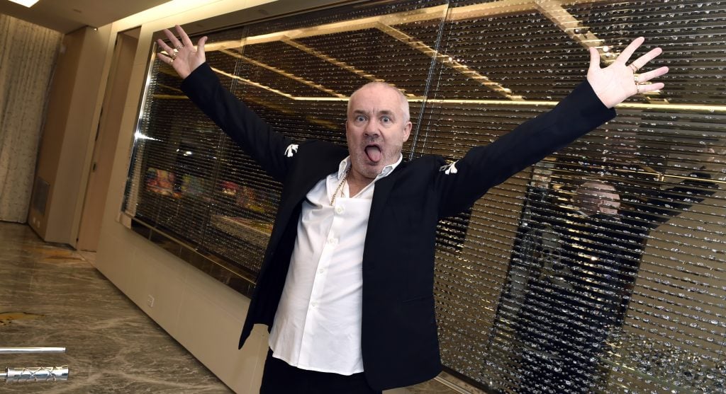 Artist Damien Hirst attends the The Empathy Suite designed by Damien Hirst unveiling at Palms Casino Resort on March 01, 2019 in Las Vegas, Nevada. (Photo by David Becker/WireImage)