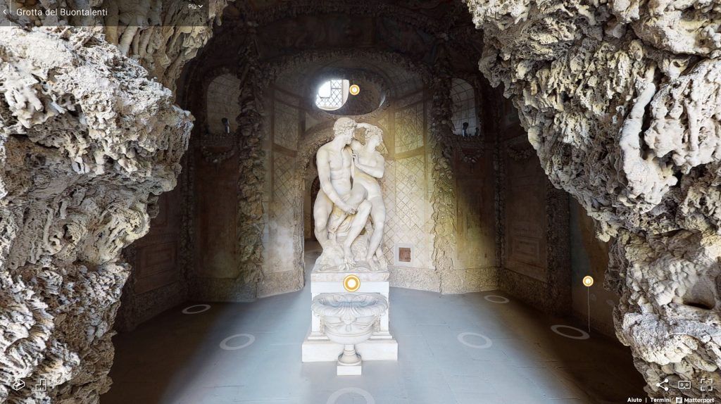 The Grotta Buontalenti in 3D. Image courtesy the Uffizi Galleries.
