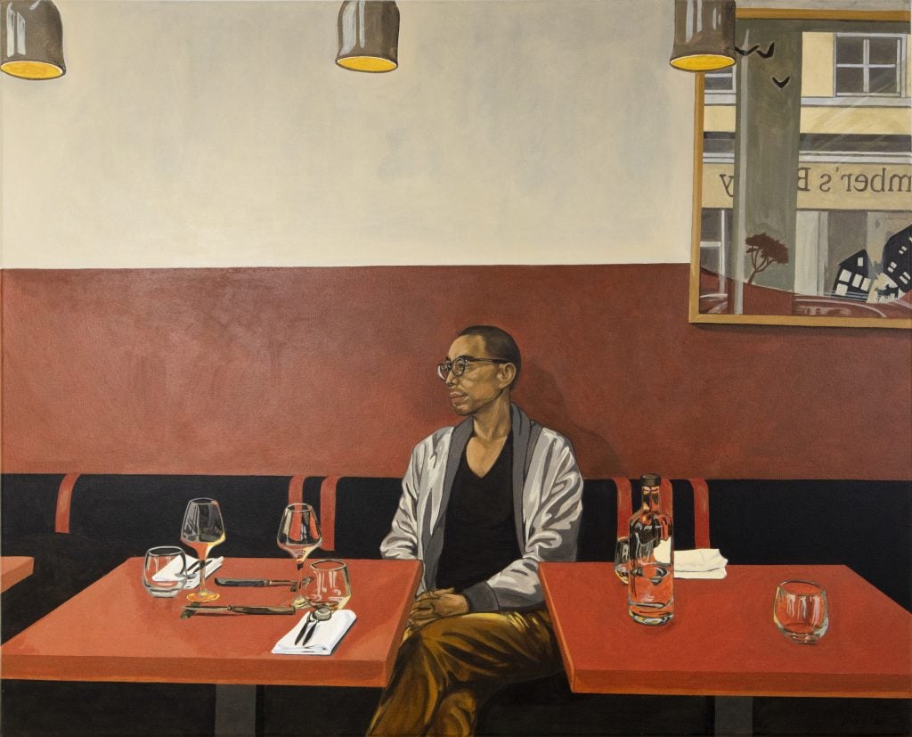 Jiab Prachakul, <em>A Conversation with Apichatpong</eM> (2020). Courtesy of Friends Indeed Gallery, San Francisco. 