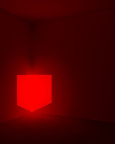 James Turrell, Munson, Red (1968). Courtesy of Kayne Griffin Corcoran.
