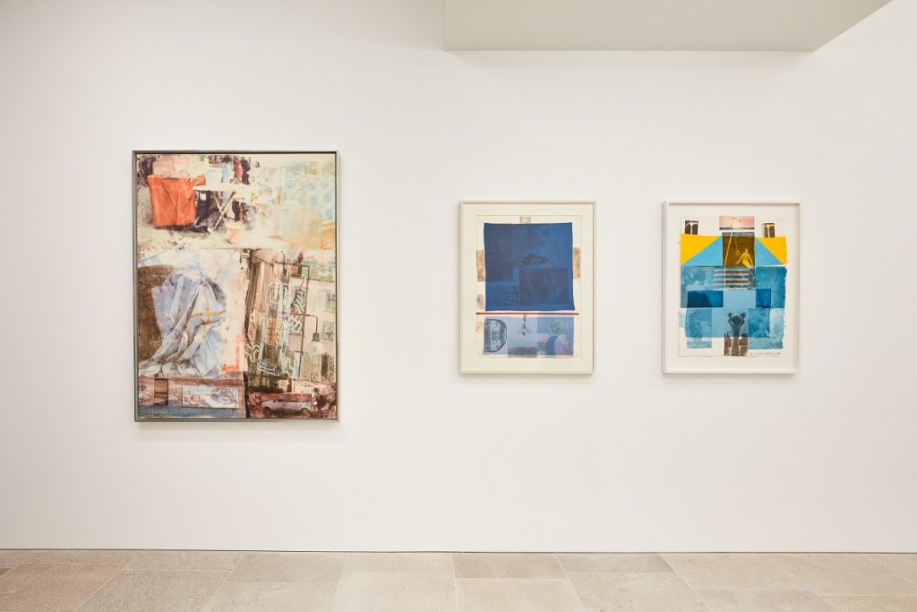 Installation view “Metal, Ink & Dye: Late Works from Captiva Island” 2020. Courtesy of Bastian Gallery.