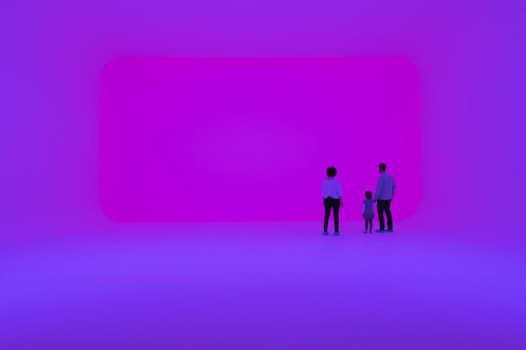 James Turrell, Perfectly Clear (Ganzfeld), (1991). Gift of Jennifer Turrell