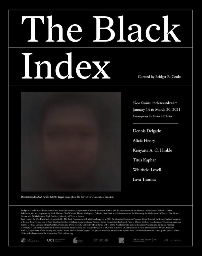 A poster for "The Black Index."