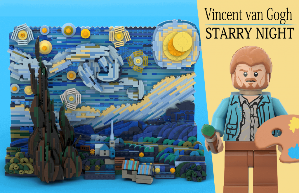 Lego will produce Truman Cheng's Starry Night design. Photo courtesy of Truman Cheng.
