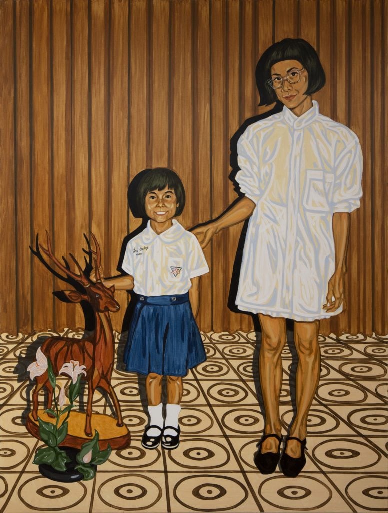 Jiab Prachakul, <em> Connecting </eM> (2020). Courtesy of Friends Indeed Gallery, San Francisco. 