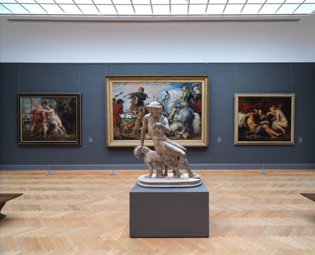 Installation view of "A New Look at Old Masters" at the Metropolitan Museum of Art. Photo courtesy of the Metropolitan Museum of Art.