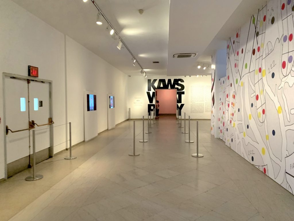 Entry to "KAWS: What Party" at the Brooklyn Museum. (Photo by Ben Davis)
