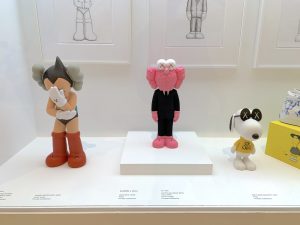 Display of vinyl figures by KAWS. (Photo by Ben Davis)