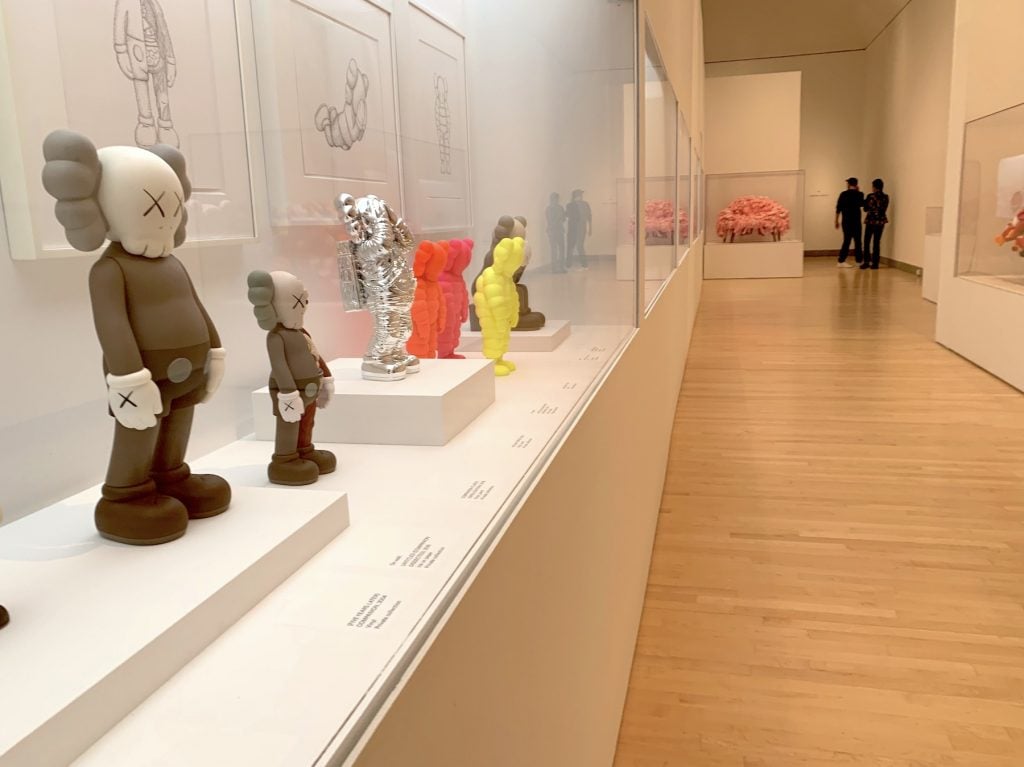Installation view of "KAWS: What Party" at the Brooklyn Museum. (Photo by Ben Davis)