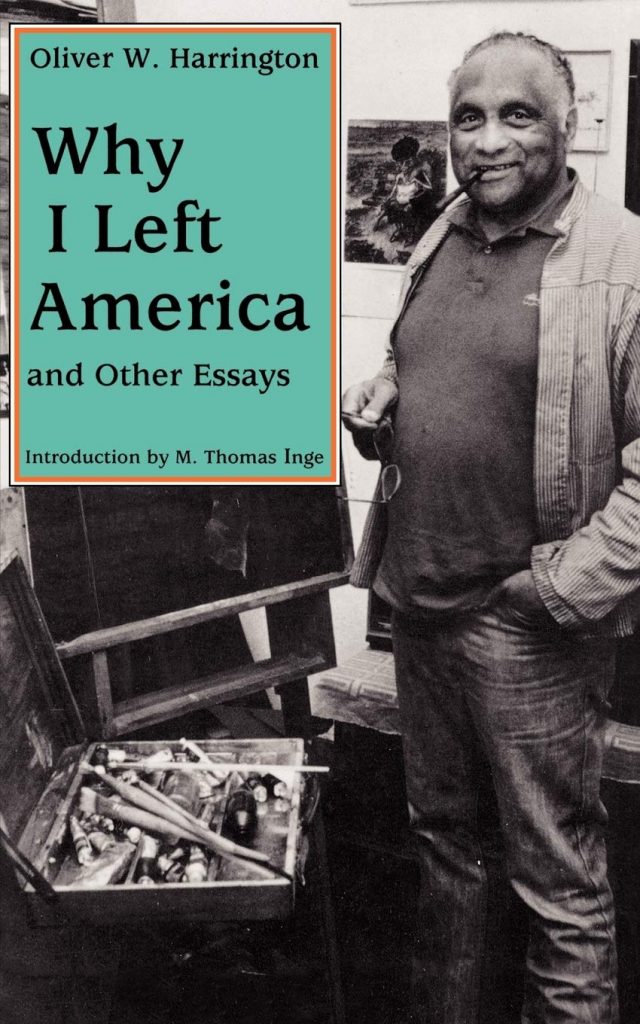 Cover of Ollie Harrington's book <em>Why I Left America and Other Essays.</em>