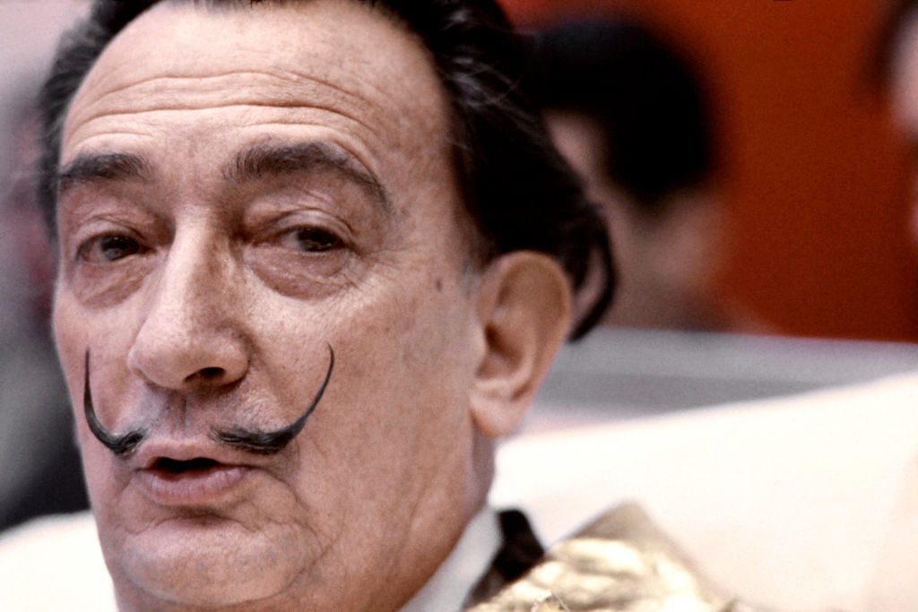 Salvador Dali in 1971. Photo by AFP via Getty Images.