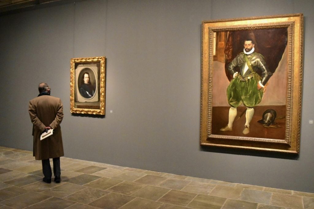 Installation view of the Spanish Gallery at the Frick Madison. (Photo by Ben Davis)