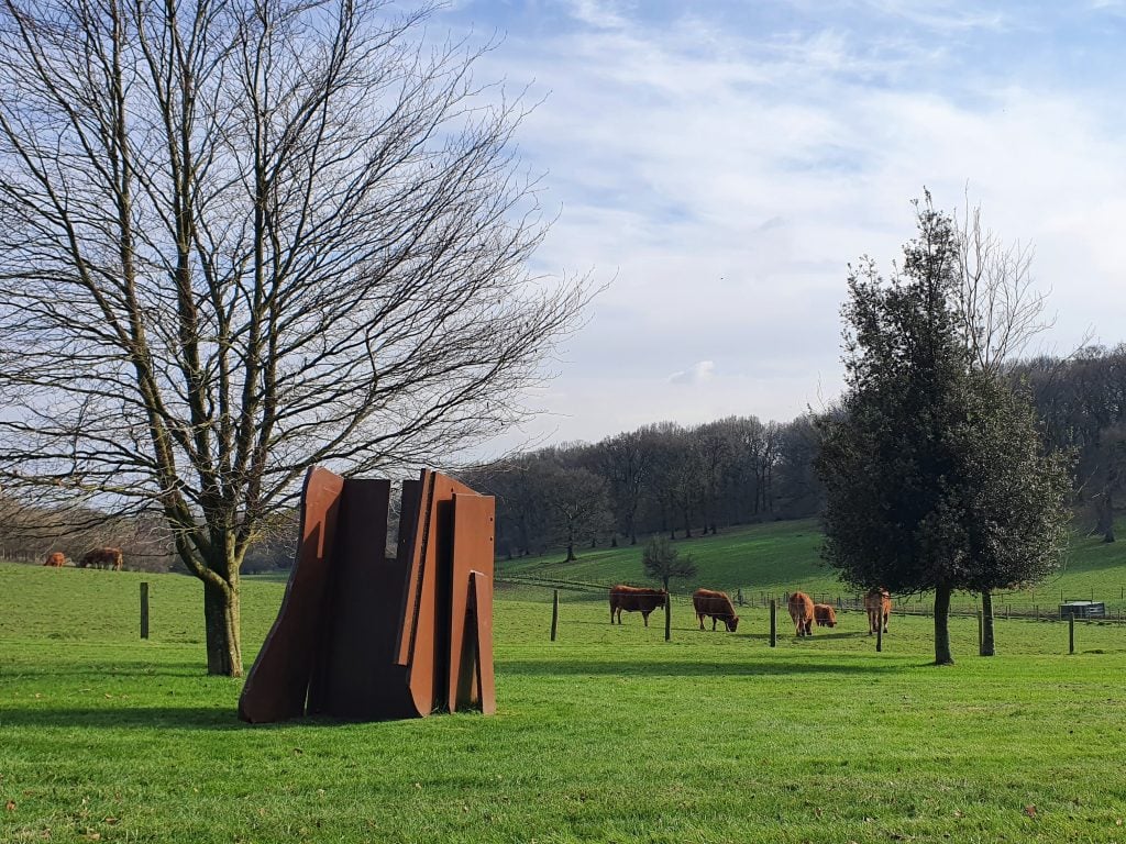 Anthony Caro, Fossil Flats (1974) Courtesy of the artist and New Art Centre, Wiltshire.