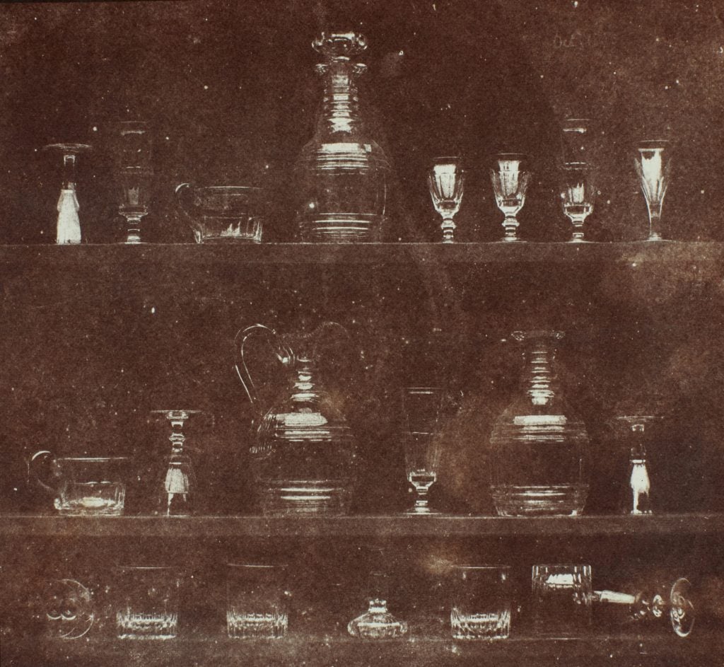 William Henry Fox Talbot, Articles of Glass (1844). Photo courtesy of Sotheby's New York and London. 