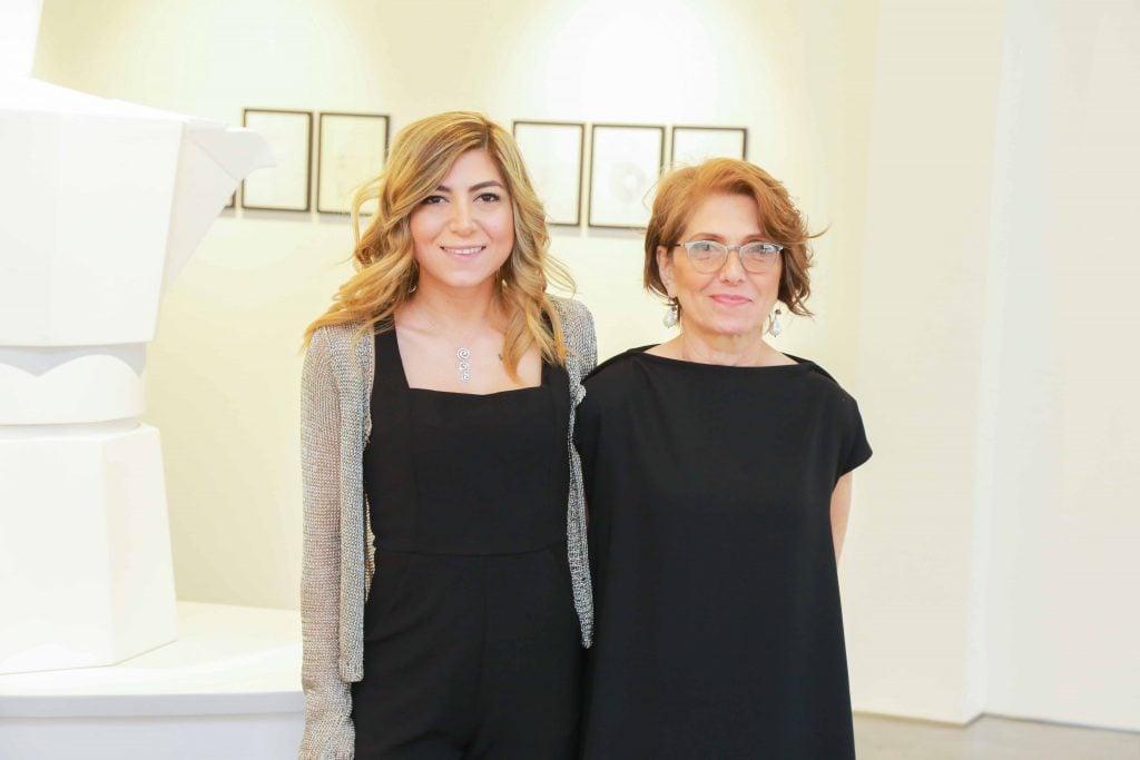Gaïa Fodoulian and Annie Vartivarian, photo courtesy AD Leb.