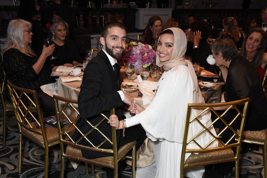 Tagouri and husband Adam Khafif. Photo courtesy Getty Images