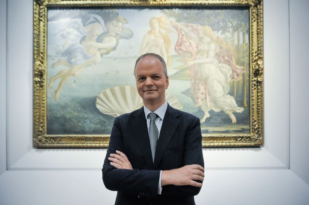 The director of the Uffizi Galleries Eike Schmidt. Photo by Laura Lezza/Getty Images.