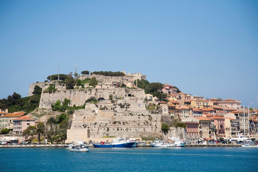 Forte Falcone, Portoferraio, Isola D'elba, Tuscany, Italy. Photo by Marka/Universal Images Group via Getty Images.
