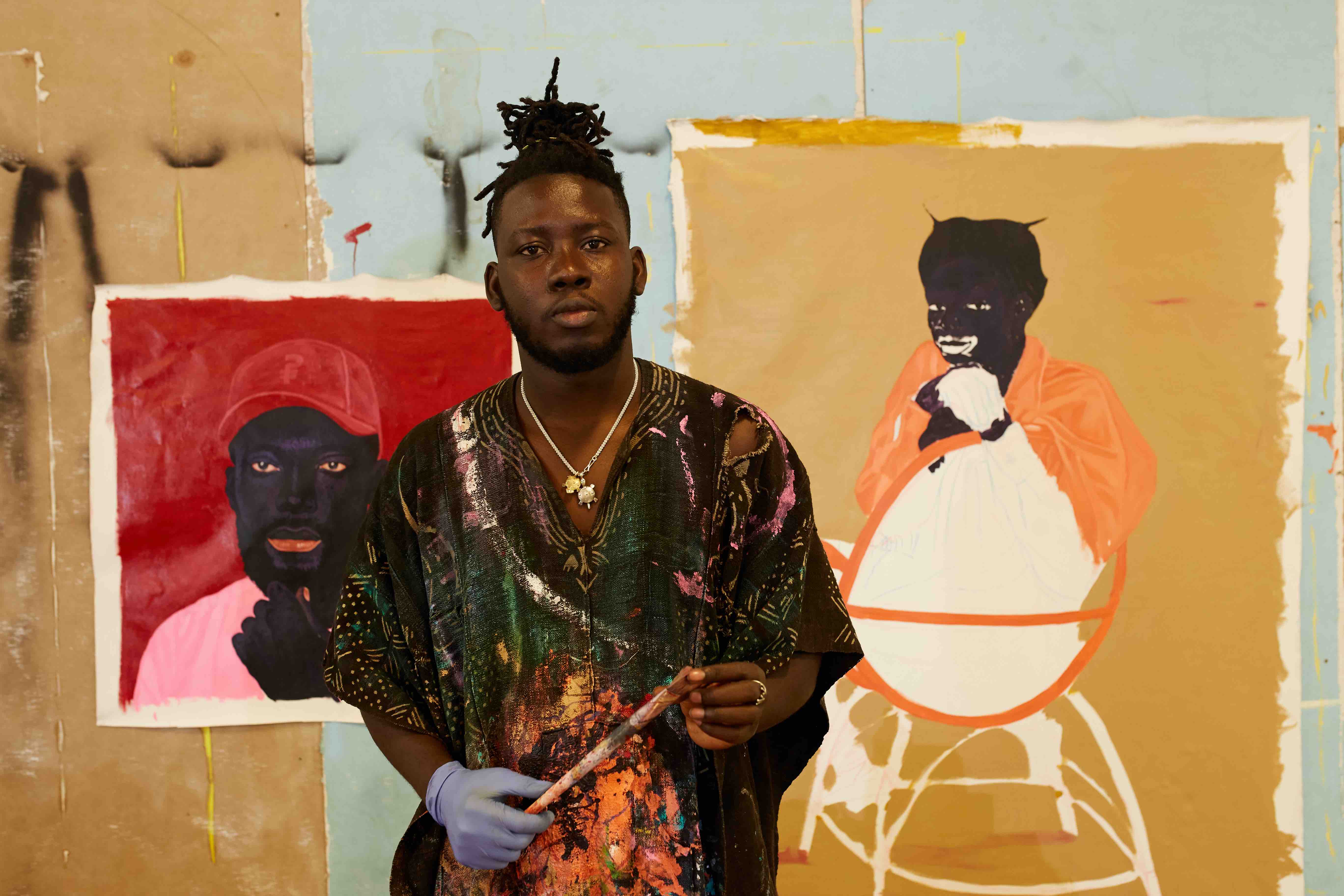 Studio Visit: Kwesi Botchway on the Importance of Painting Faces and ...