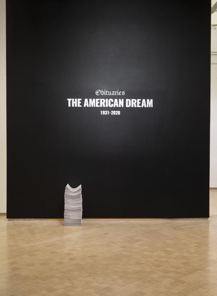Lizania Cruz, Obituaries of the American Dream (2020- 21). Courtesy the artist