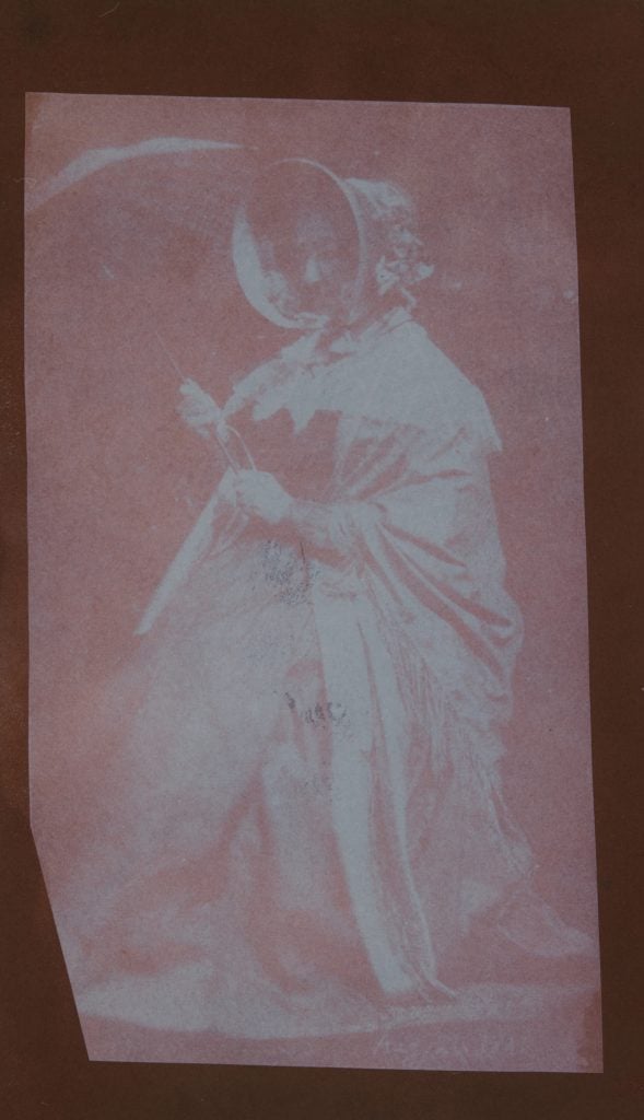 William Henry Fox Talbot, Lady Elisabeth Feilding (Talbot’s mother), c. 1841. Photo courtesy of Sotheby's New York and London. 