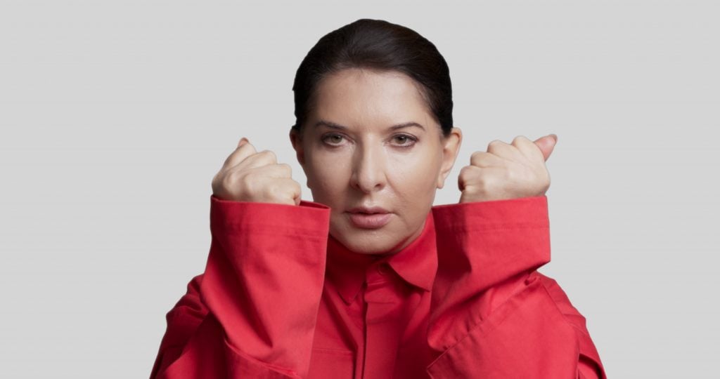 Marina Abramovic, in a still from the 2019 film Body of Truth. © Indi Film. Courtesy of WeTransfer.
