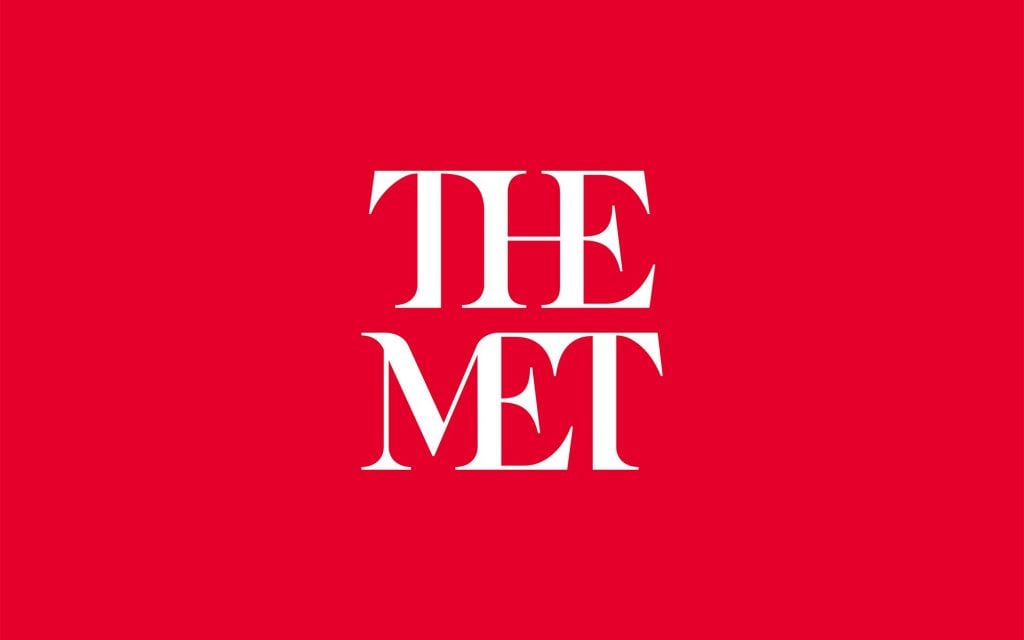 The logo of the Metropolitan Museum of Art in New York, designed by Wolff Olins and unveiled in 2016. Courtesy of the Metropolitan Museum of Art. 