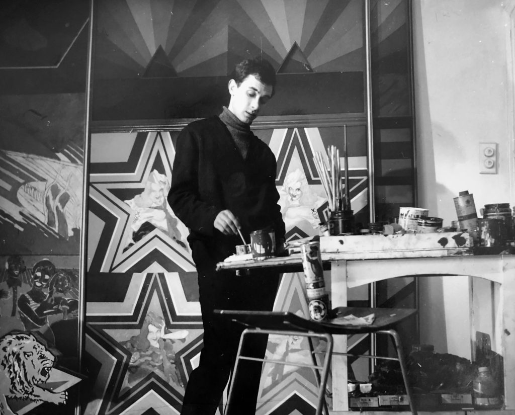 Phillips in his London studio on Holland Road. Courtesy of Peter Phillips.