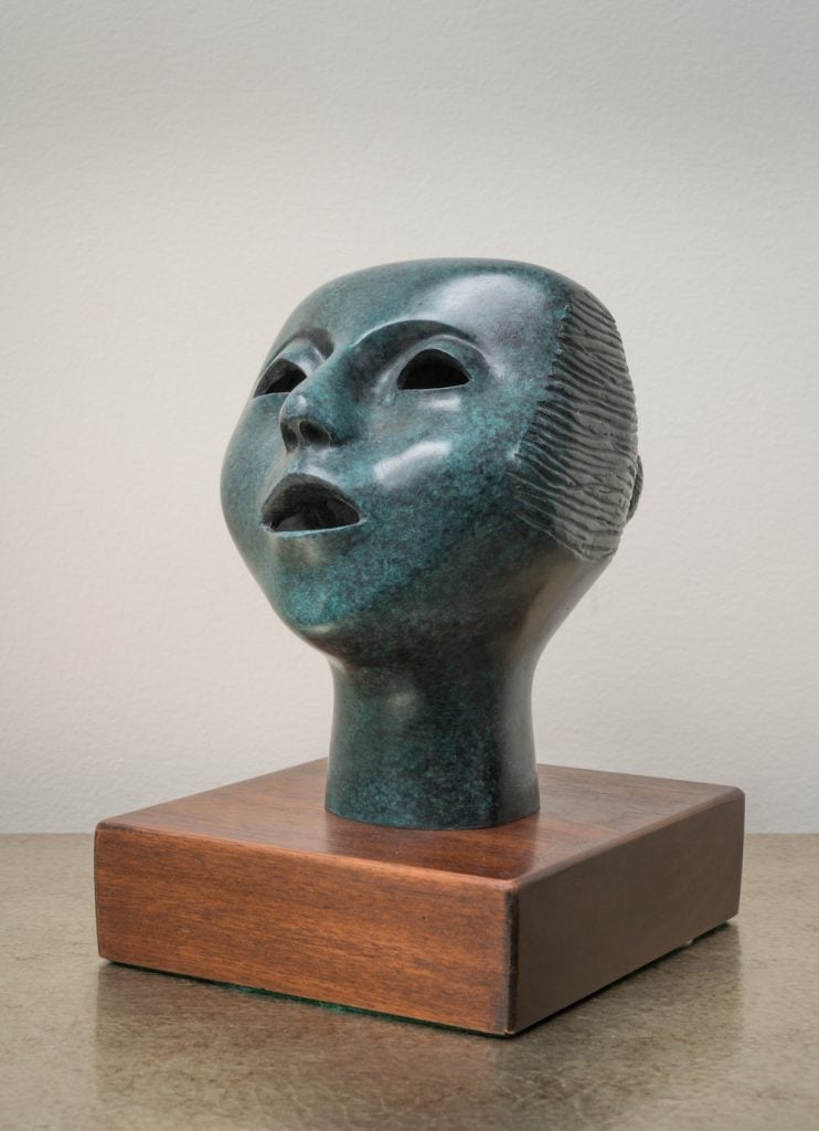 Elizabeth Catlett, Singing Head, (1968); San Francisco Museum of Modern Art, gift of the Joyner/Giuffrida Collection; © Catlett Mora Family Trust / Licensed by VAGA at Artists Rights Society (ARS); photo: David Heald
