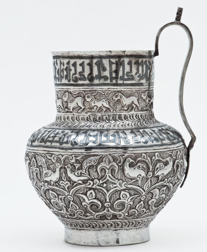A silver vessel from the Harari hoard. Courtesy of Sotheby's. © Avshalom Avital.