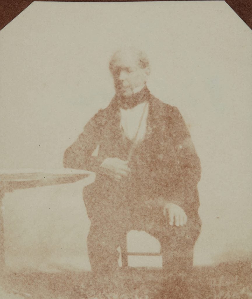 William Henry Fox Talbot, Thomas Moore (1844). Photo courtesy of Sotheby's New York and London. 