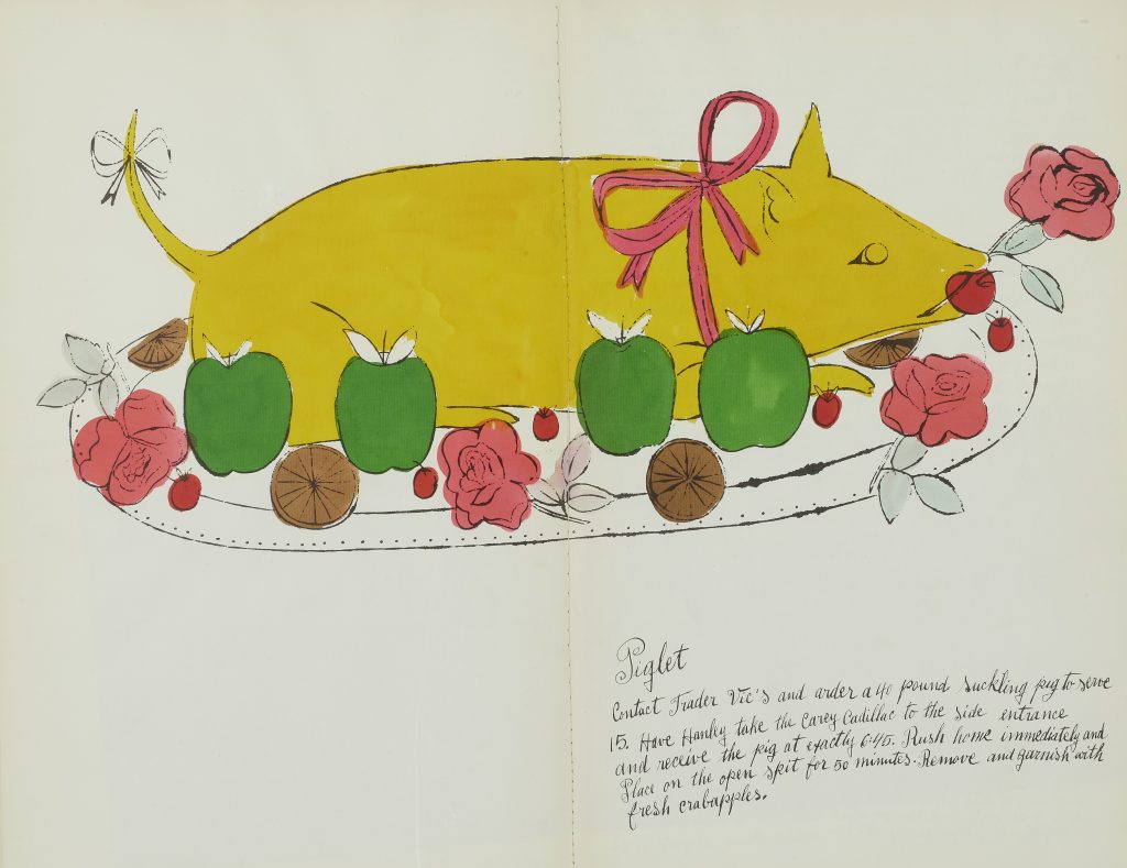 Andy Warhol and Suzie Frankfurt, Wild Raspberries (1959), recipe for 