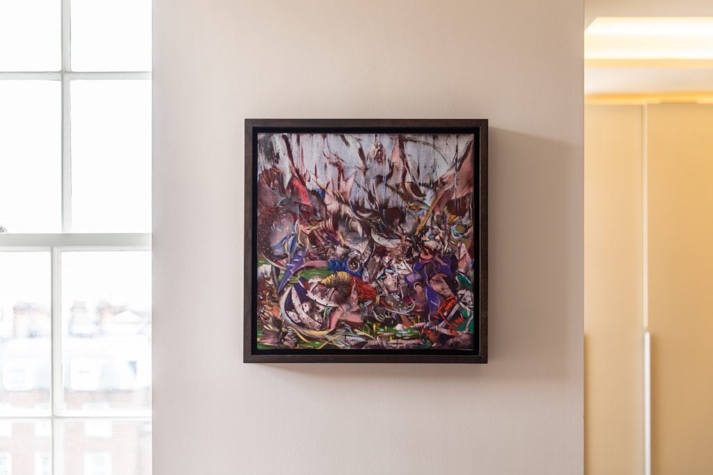 Ali Banisadr, The Devil (2012). Photo by Iona Wolff.