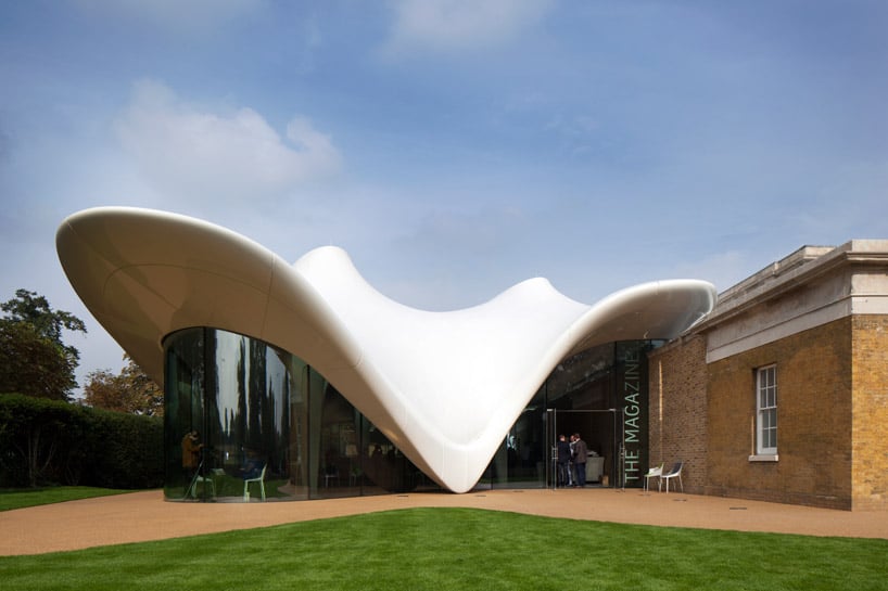 The Serpentine Sackler at its opening in 2013. Photo ©Luke Hayes, courtesy of the Serpentine Galleries.