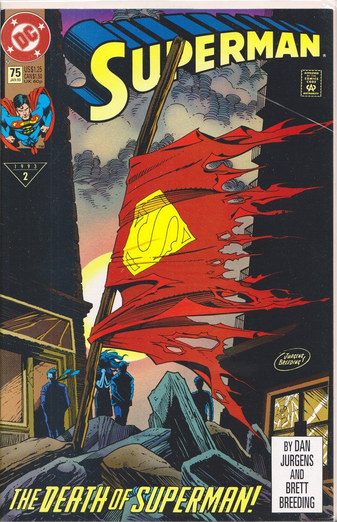 Cover of <em>Superman</em> 75. 