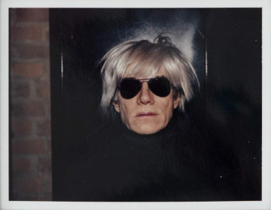 Andy Warhol, Self-Portrait in Fright Wig (1986). Courtesy of Hedges Projects and Jack Shainman Gallery.