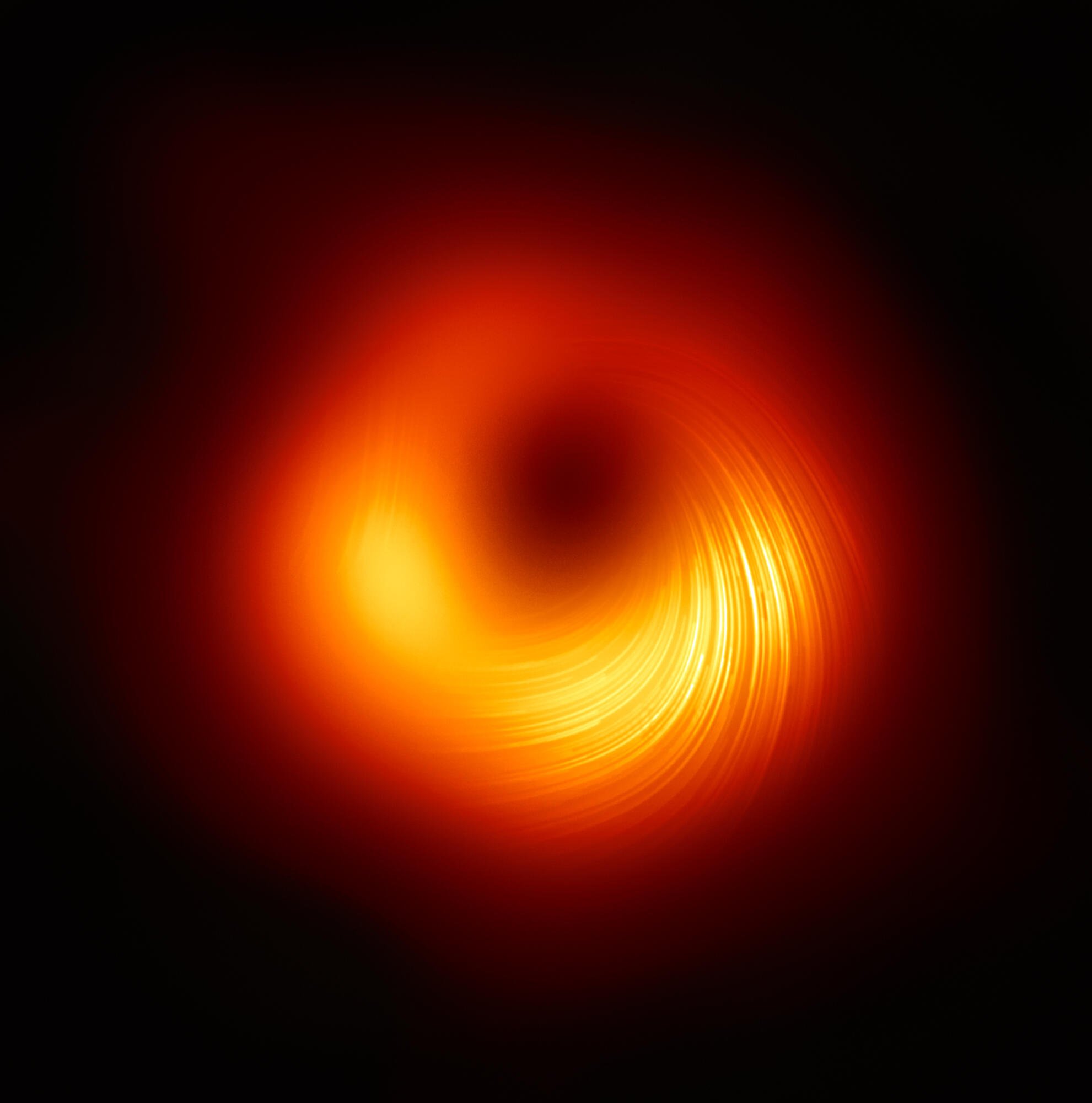 Astronomers Have Captured the Most Detailed Photo of a Black Hole Ever—See  the Magnetic Fields That Power It Here