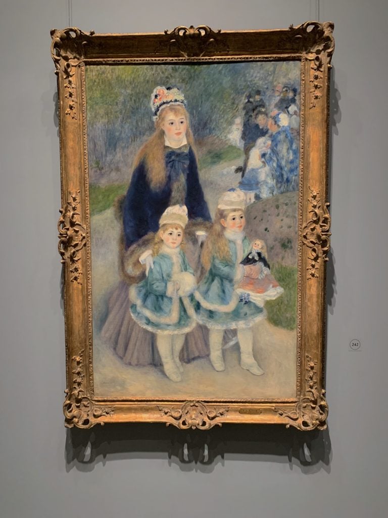 Pierre-Auguste Renoir, <em>Mother and Children</em> (1876). (Photo by Ben Davis)