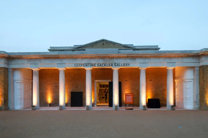 The Serpentine Sackler at its opening in 2013. Photo ©Luke Hayes, courtesy of the Serpentine Galleries.