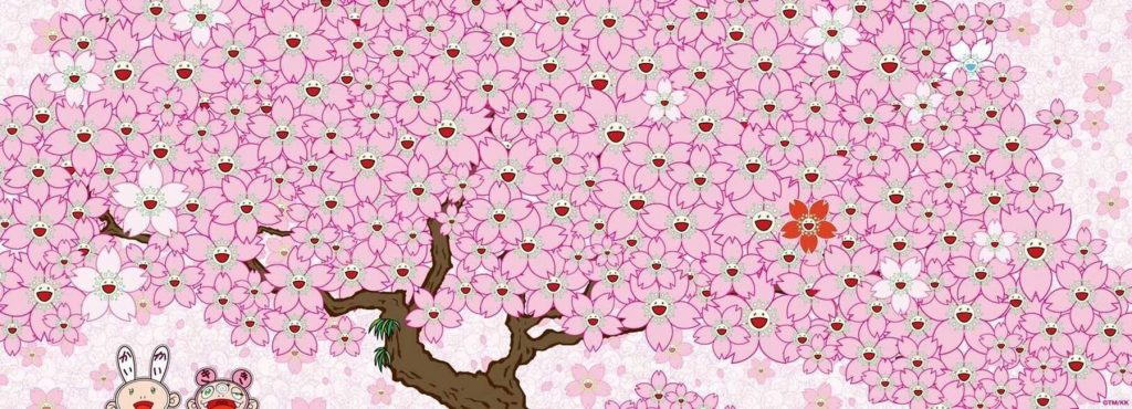 Takashi Murakami, Cherry Blossom With Kaikai & Kiki. Courtesy of the artist.