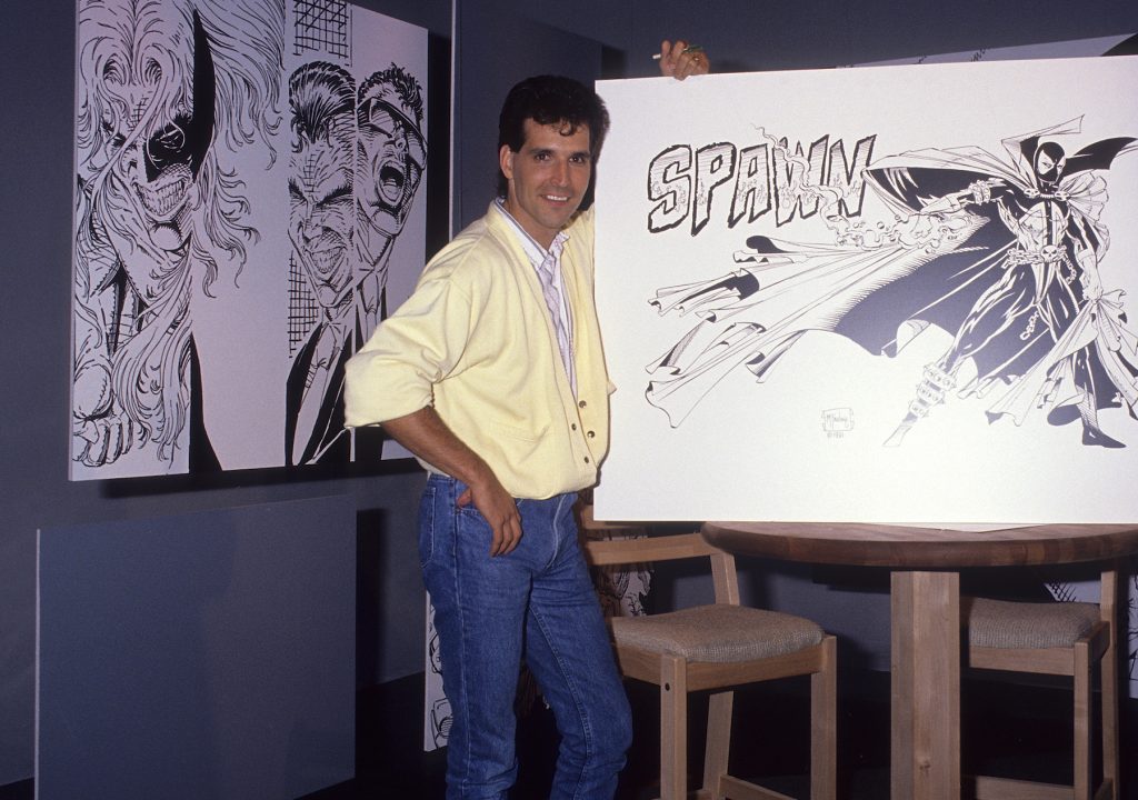Cartoonist Todd McFarlane attends Comic Book Artists Unite, September 20, 1991 at Valley Production Center in Van Nuys, California. Photo by Ron Galella, Ltd./Ron Galella Collection via Getty Images.