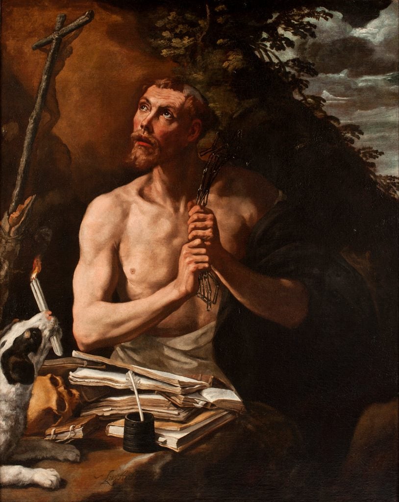 Luis Tristán, <em>St Dominic in Penitence</em> (1618). Museo del Greco, Toledo.