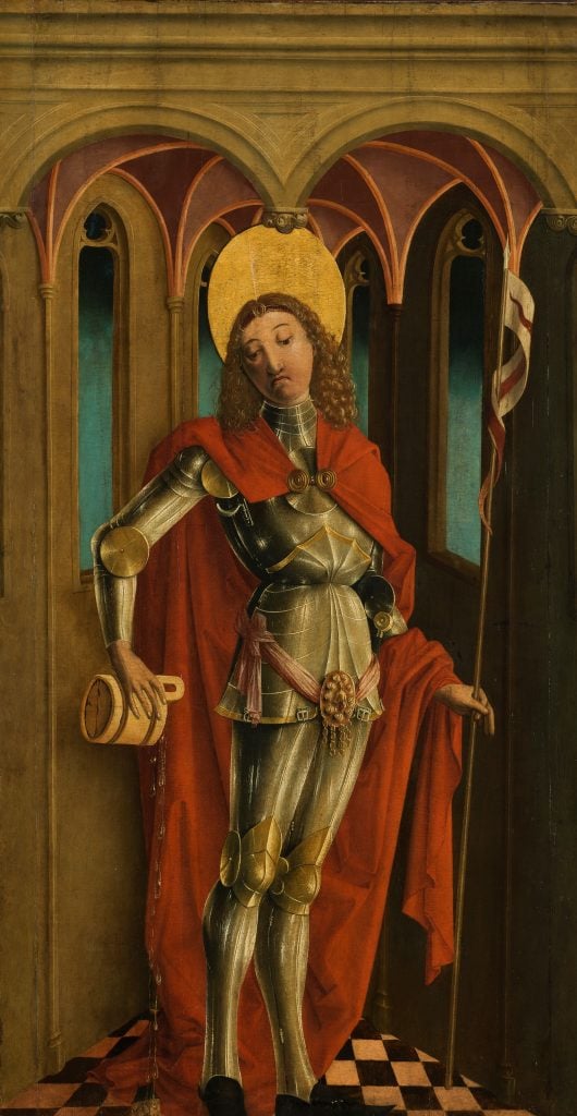 St Florian (1480). Photo: Johannes Haslinger. Bavarian State Painting Collections