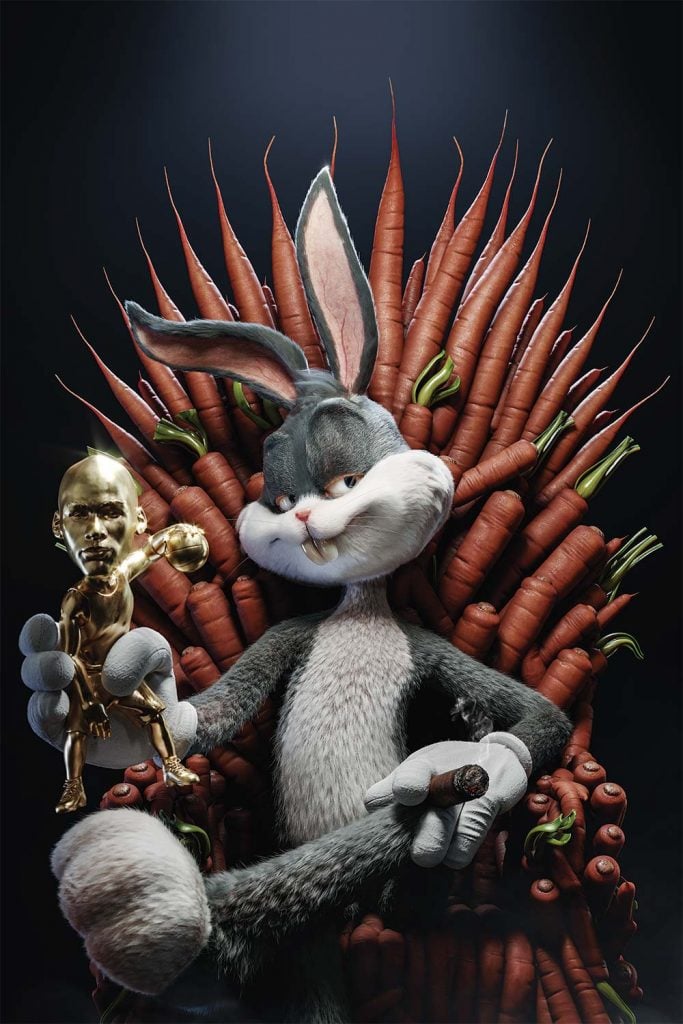 Gal Yossef, Bugs Bunny (2021). Courtesy of Eden Fine Art.