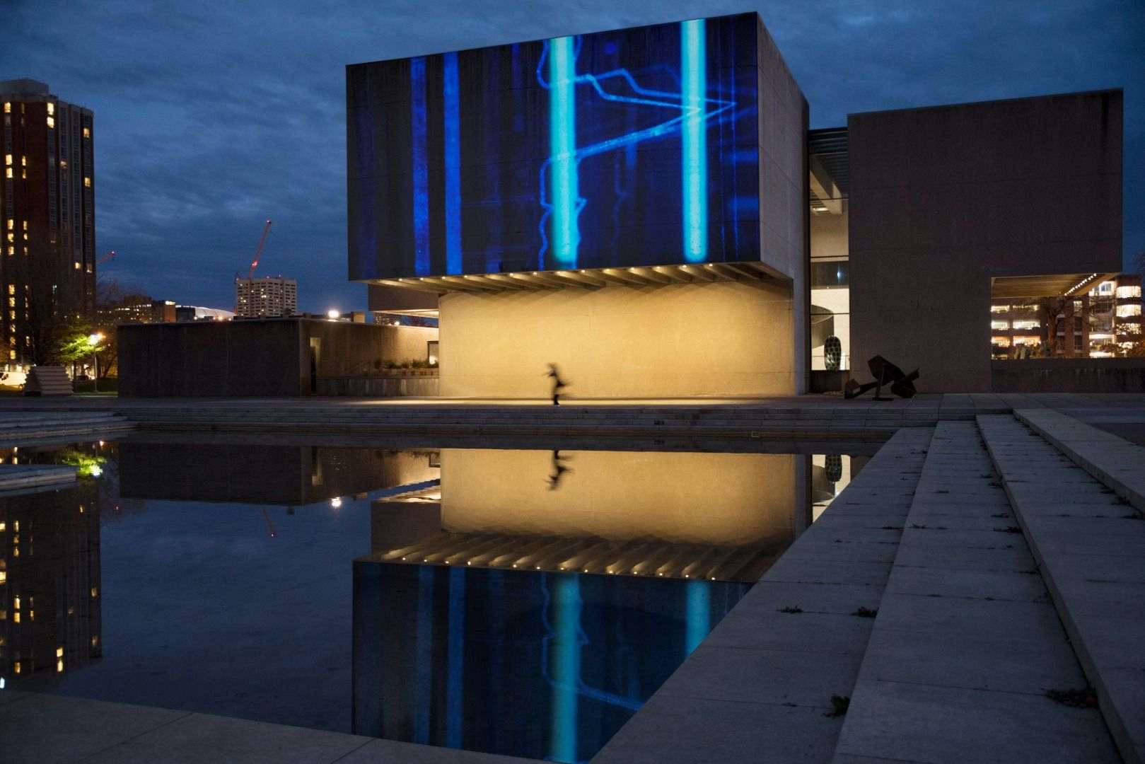 Urban Video Project at the Everson Museum, featuring Walled Unwalled by Lawrence Abu Hamdan.