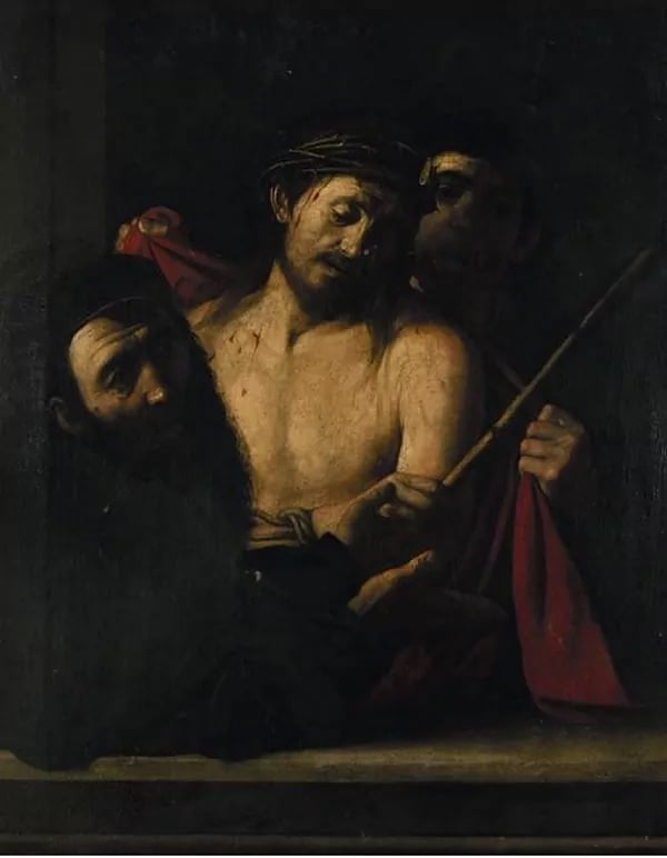 A 17th-century painting of the Ecce Homo, originally attributed to Spanish artist José de Ribera. Courtesy of Ansorena.